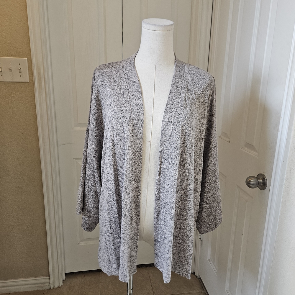 Nally & Millie Open Front Cardigan – Heathered Knit Size Medium NWT - Picture 4 of 13